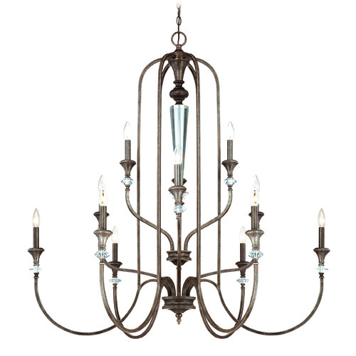 Boulevard 44.25-Inch Mocha Bronze Chandelier by Craftmade Lighting
