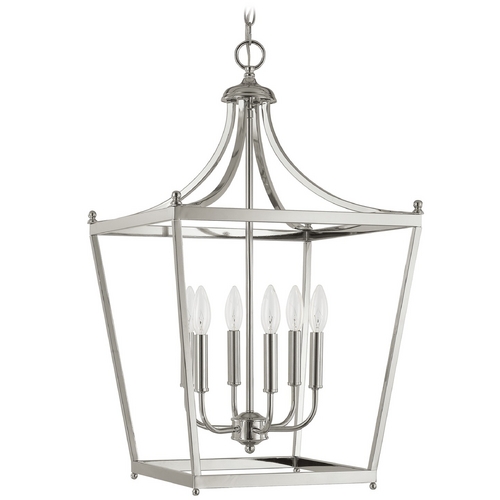 Capital Lighting Polished Nickel Pendant by Capital Lighting 9552PN