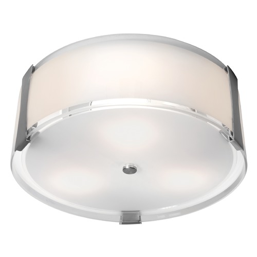 Access Lighting Access Lighting Tara Brushed Steel LED Flushmount Light 50120LEDD-BS/OPL
