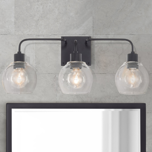 Tanner 24.50-Inch Matte Black Bath Light by HomePlace by Capital Lighting