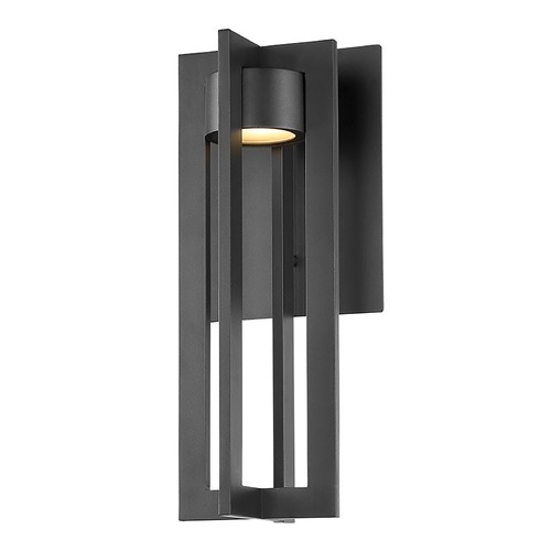 Chamber Black LED Outdoor Wall Light by WAC Lighting