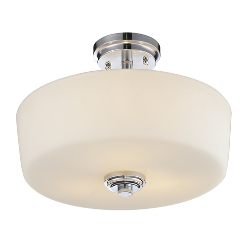 Lamina Chrome Semi-Flush Mount by Z-Lite