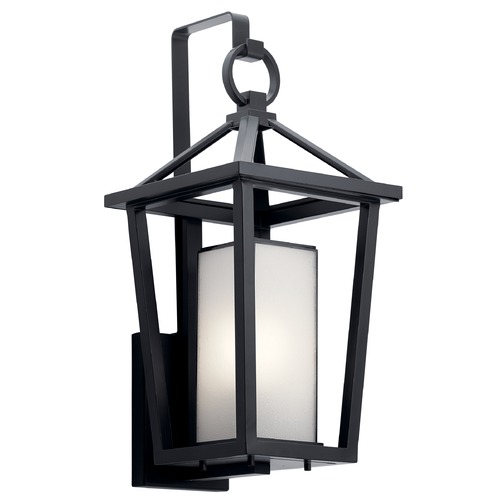 Kichler Lighting Pai Medium Black Outdoor Wall Light by Kichler Lighting 49877BK