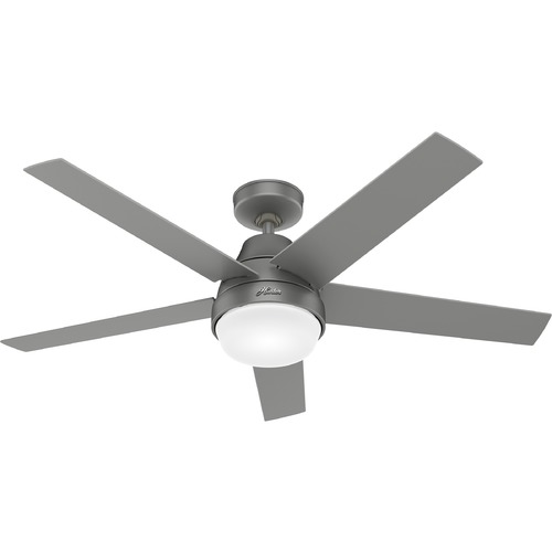 Hunter Fan Company Aerodyne Matte Silver LED Ceiling Fan by Hunter Fan Company 51315