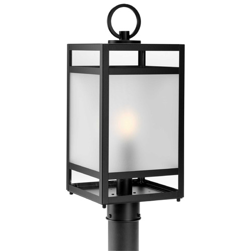 Progress Lighting Parrish Matte Black Post Light