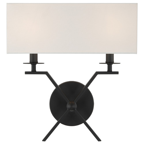 Savoy House Savoy House Lighting Arondale Matte Black Sconce 9-3305-2-89