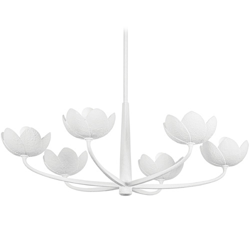 Troy Lighting Arcata Gesso White LED Chandelier