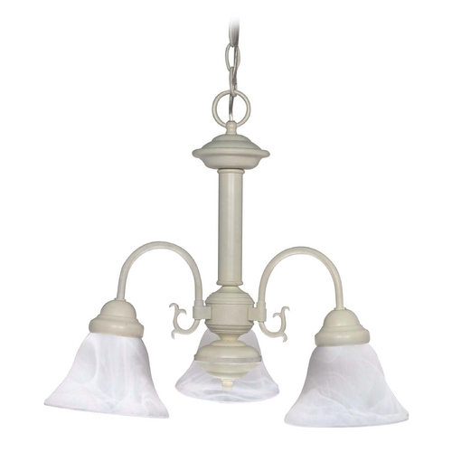 Nuvo Lighting Mini Chandelier in Textured White by Nuvo Lighting 60/188