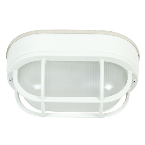 Craftmade Lighting Bulkhead Matte White Close-to-Ceiling Light by Craftmade Lighting Z396-04