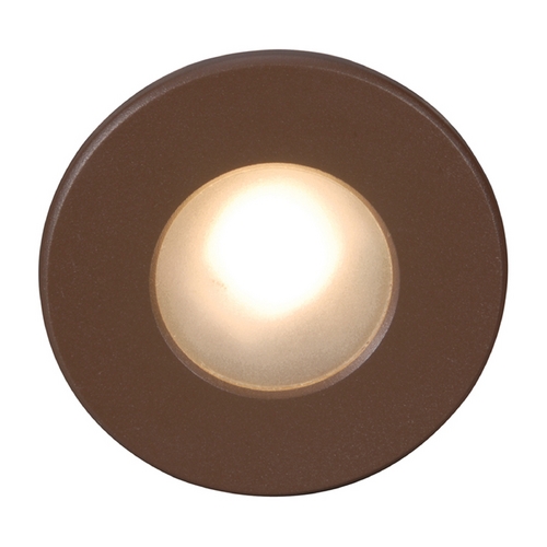 WAC Lighting Bronze LED Recessed Step Light by WAC Lighting WL-LED310-C-BZ