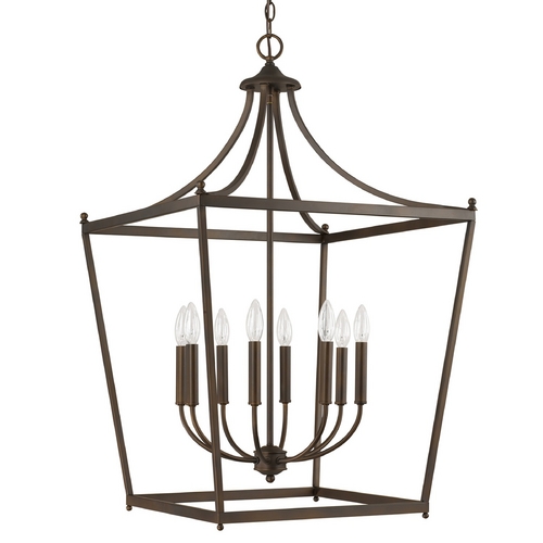 Capital Lighting Stanton 22-Inch Hanging Lantern in Bronze by Capital Lighting 9553BB