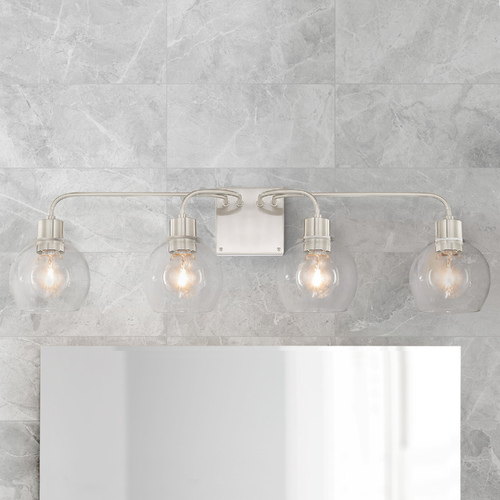 Tanner 34-Inch Brushed Nickel Bath Light by HomePlace by Capital Lighting