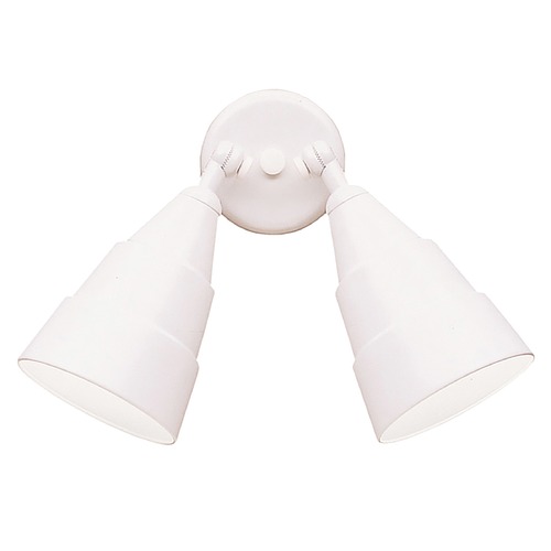 11.25-Inch 2-Light Outdoor Spotlight in White by Kichler Lighting