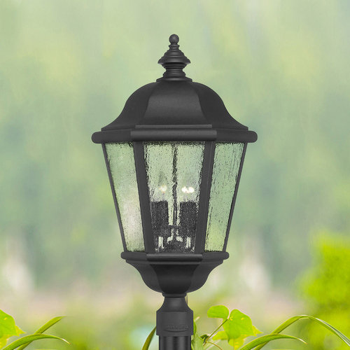 Edgewater 27.75-Inch Post Light in Black by Hinkley Lighting