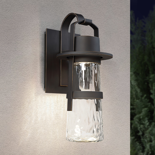 Balthus 16-Inch LED Outdoor Wall Light in Black by Modern Forms
