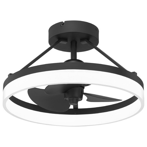 Cohen Ceiling Fan with Light in Oil Rubbed Bronze by Quoizel Lighting