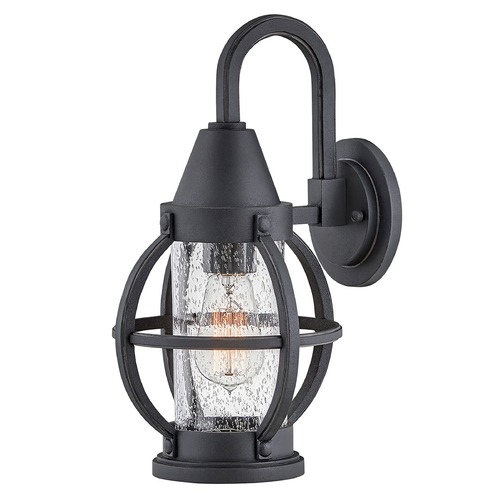 Hinkley Chatham Medium Outdoor Wall Light in Museum Black by Hinkley Lighting 21004MB