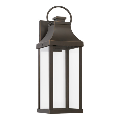 Capital Lighting Bradford 20.75-Inch Outdoor Wall Lantern in Bronze by Capital Lighting 946421OZ-GL