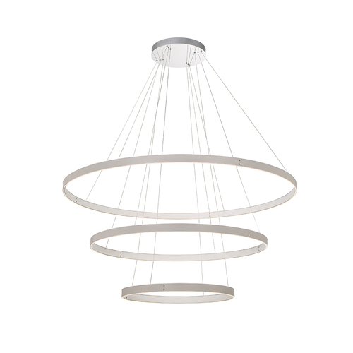 Verdura 3-Tier LED Grand Chandelier in Grey by Eurofase Lighting
