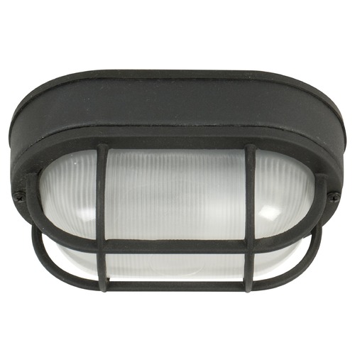 Bulkhead Matte Black Flush Mount by Craftmade Lighting