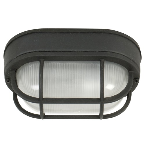 Craftmade Lighting Bulkhead Matte Black Close-to-Ceiling Light by Craftmade Lighting Z396-05