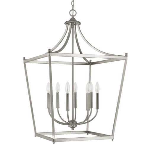 Stanton Brushed Nickel Pendant by Capital Lighting