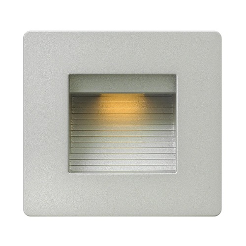 Luna 4.50-Inch WideTitanium LED Recessed Step Light by Hinkley Lighting