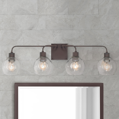 Tanner 34-Inch Bronze Bath Light by HomePlace by Capital Lighting