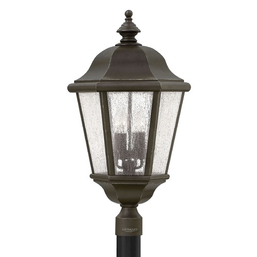 Edgewater 27.75-Inch LED Post Light in Oil Rubbed Bronze by Hinkley Lighting