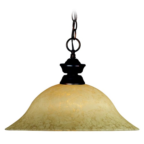 Z-Lite Z-Lite Pendant Lights Olde Bronze Pendant Light with Bowl / Dome Shade 100701OB-GM16