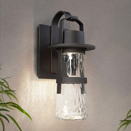 Modern Forms by WAC Lighting Balthus 21-Inch LED Outdoor Wall Light in Black by Modern Forms WS-W28521-BK