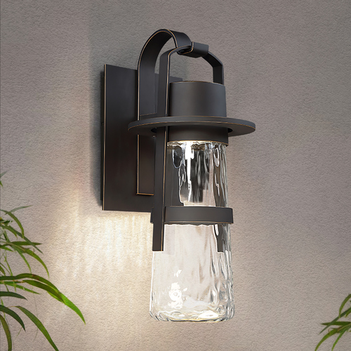 Balthus 21-Inch LED Outdoor Wall Light in Black by Modern Forms