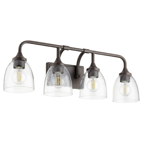 Quorum Lighting Enclave Oiled Bronze Bathroom Light by Quorum Lighting 5059-4-286