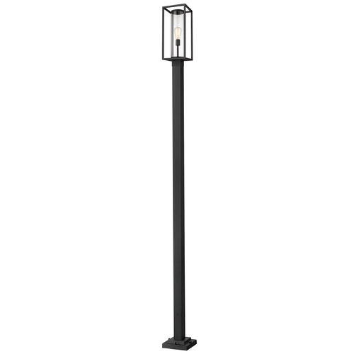 Z-Lite Dunbroch Black Post Light by Z-Lite 584PHMS-536P-BK