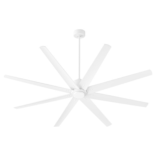 Fleet 72-Inch Damp Ceiling Fan in White by Oxygen Lighting