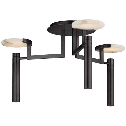 Kelly Wearstler Melange Semi-Flush in Bronze by Visual Comfort Signature