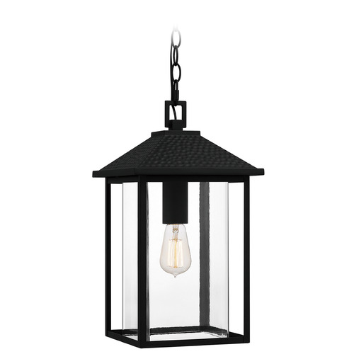 Fletcher Earth Black Outdoor Hanging Light by Quoizel Lighting