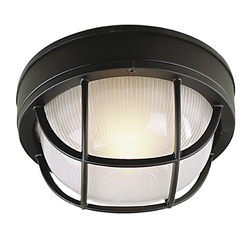 Bulkhead Matte Black Flush Mount by Craftmade Lighting