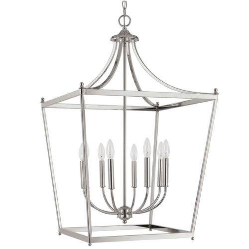 Capital Lighting Polished Nickel Pendant by Capital Lighting 9553PN