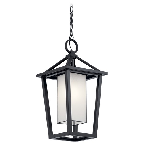 Kichler Lighting Pai Black Outdoor Hanging Light by Kichler Lighting 49879BK