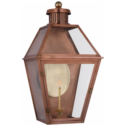 Visual Comfort Signature Collection Chapman & Myers Stratford Gas Lantern in Soft Copper by VC Signature CHO2452SCCG