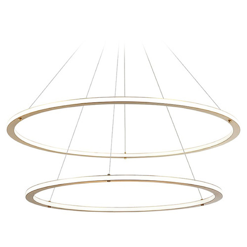Matteo Lighting Victoria Brushed Gold LED Pendant Light