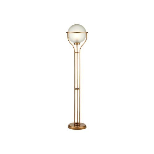 Metropolis 65-Inch Floor Lamp in Champagne by Currey & Company