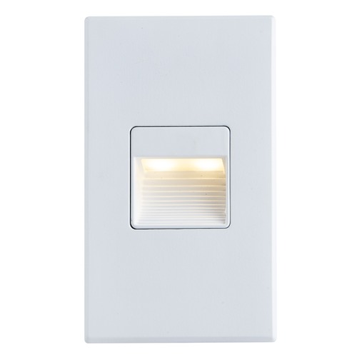 Recesso Lighting by Dolan Designs Vertical/Horizontal LED Recessed Step Light by Recesso Lighting SL70-WH