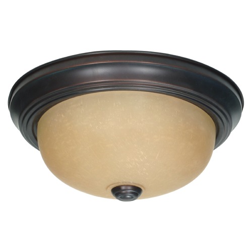 11-Inch Flush Mount Mahogany Bronze by Nuvo Lighting