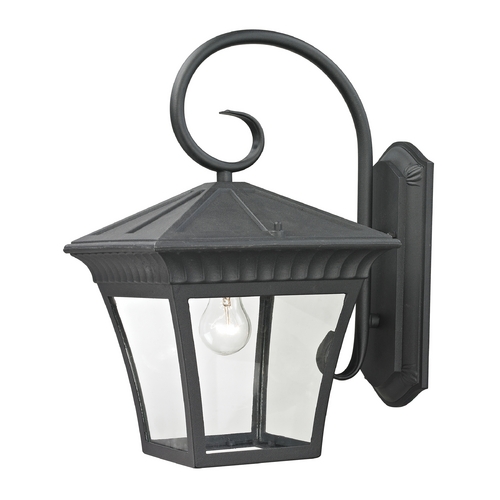 Elk Lighting Elk Lighting Ridgewood Matte Textured Black Outdoor Wall Light 8421EW/65