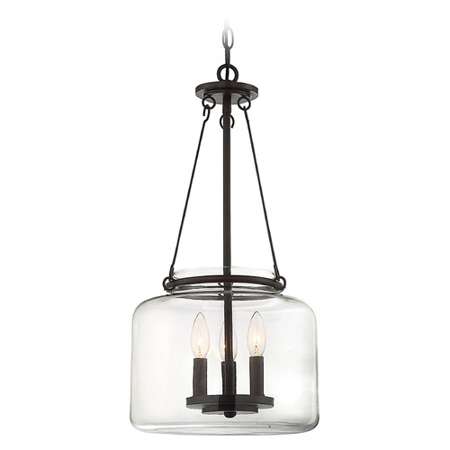 Akron English Bronze Pendant by Savoy House