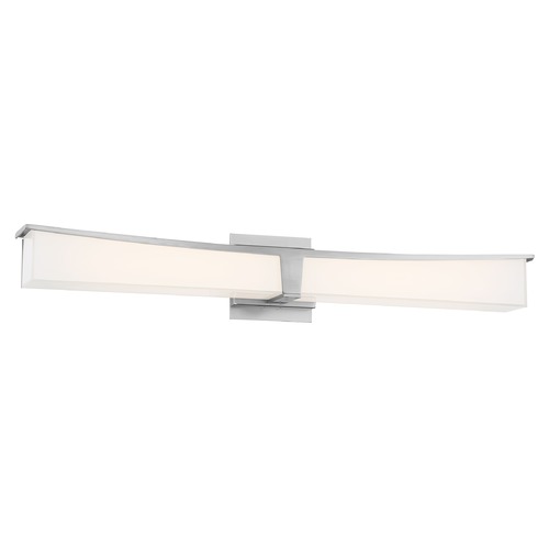 George Kovacs Lighting Plane Brushed Nickel LED Bathroom Light by George Kovacs P1534-084-L