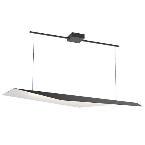 Taro 47.25-Inch LED Linear Pendant in Black & White by Kuzco Lighting