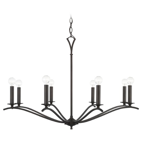 Jaymes 37-Inch Chandelier in Old Bronze by HomePlace by Capital Lighting